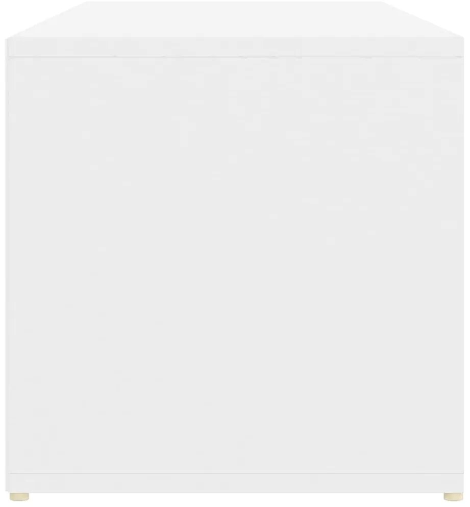 vidaXL Πάγκος Αποθήκευσης Παπουτσιών Λευκός 105x35x35 εκ. Επεξ. Ξύλο