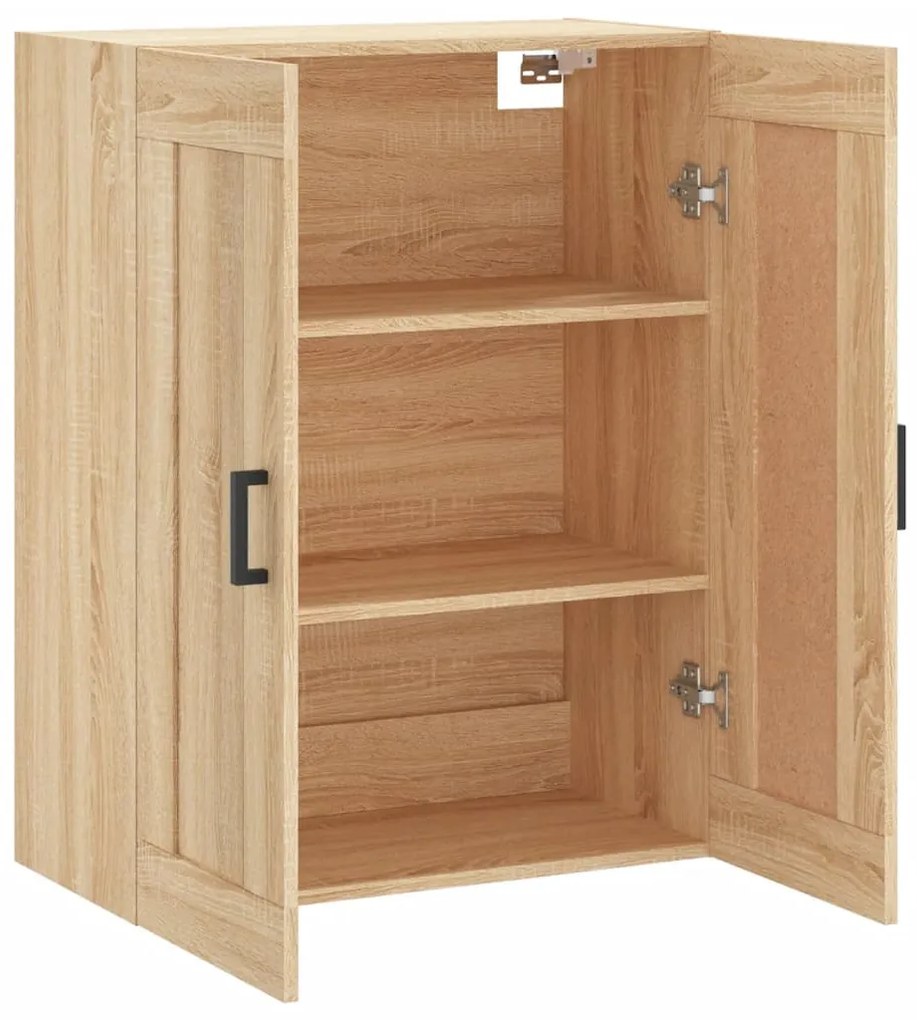 vidaXL Ντουλάπι Επιτοίχιο Sonoma Δρυς 69,5 x 34 x 90 εκ. Επεξεργ. Ξύλο