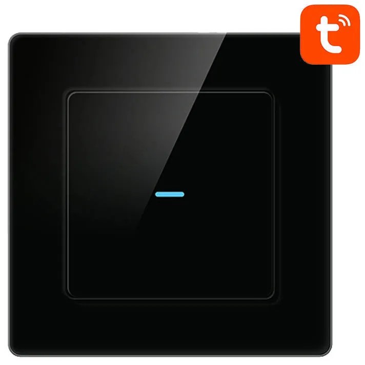 Smart Light Switch WiFi Avatto N-TS10-B1 1 Way TUYA (black)
