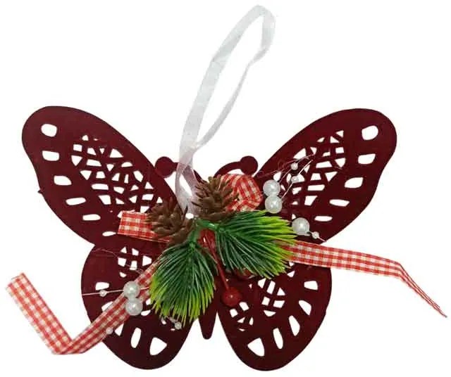 Χριστουγεννιάτικο Κρεμαστό Πεταλούδα – Christmas Hanging Butterfly