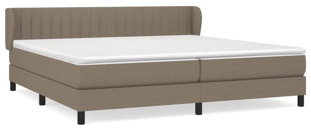 ΚΡΕΒΑΤΙ BOXSPRING ΜΕ ΣΤΡΩΜΑ TAUPE 200X200 ΕΚ. ΥΦΑΣΜΑΤΙΝΟ 3126433