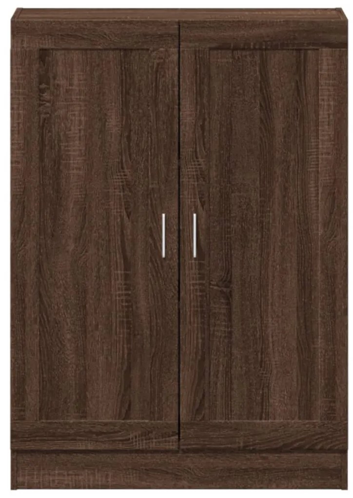 vidaXL Βιβλιοθήκη Καφέ Δρυς 82,5x30,5x115 εκ. Επεξεργασμένο Ξύλο