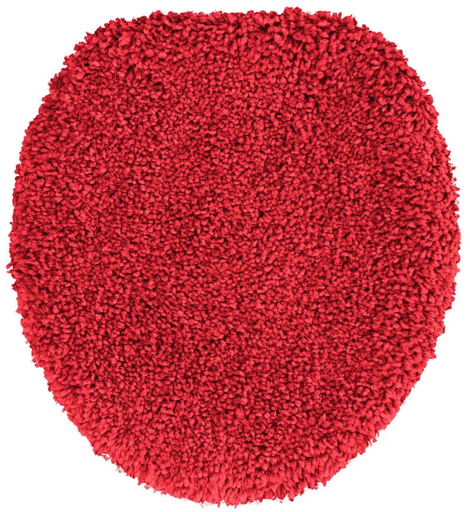 vidaXL Πατάκι μπάνιου 3 pcs Κόκκινο 50 x 50 cm Πολυπροπυλένιο