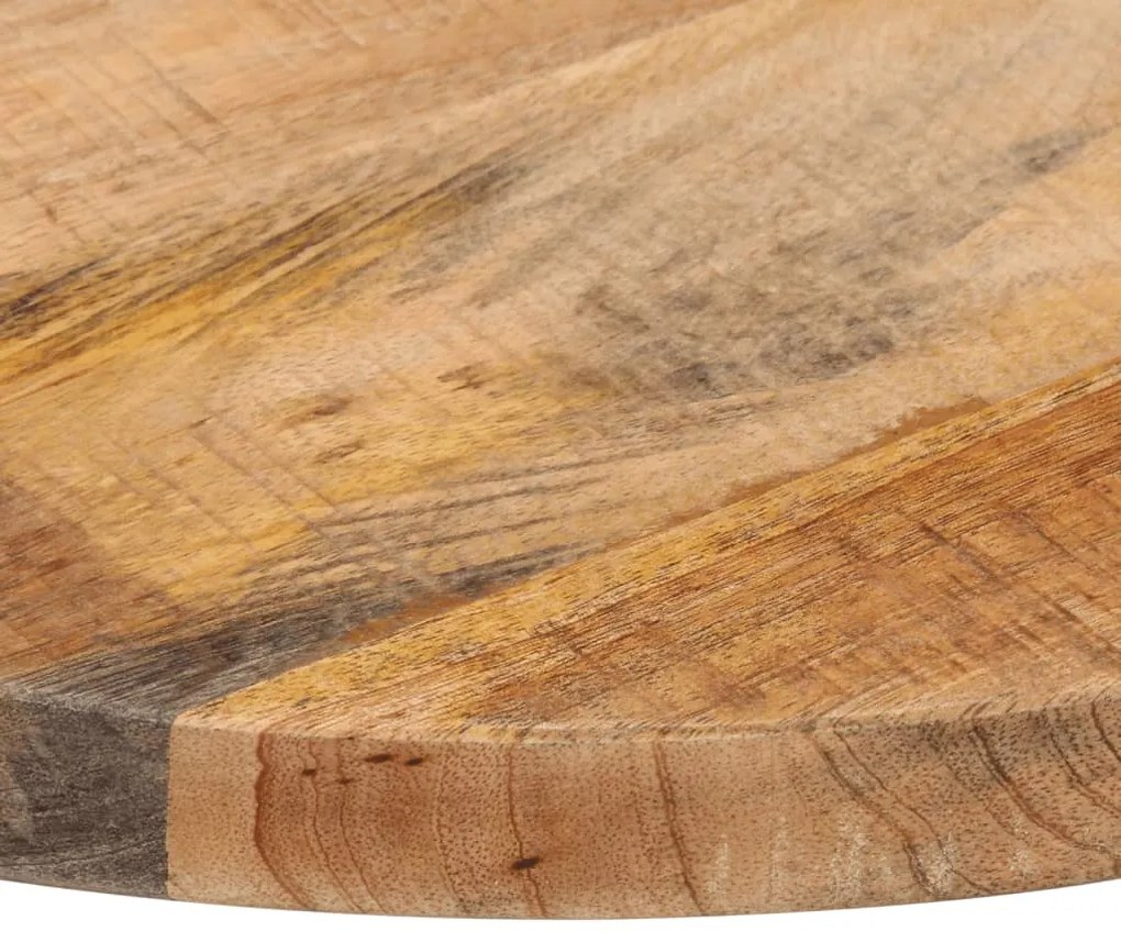 vidaXL Επιφάνεια Τραπεζιού Στρογγυλή Ø50x2,5εκ Μασίφ Ακατ. Ξύλο Μάνγκο