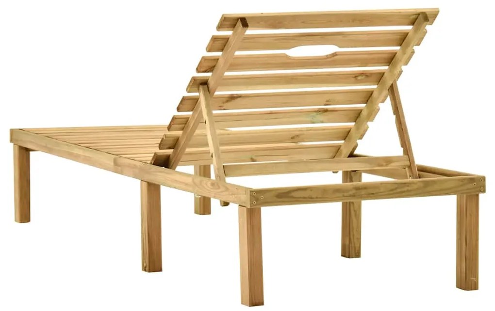 vidaXL Ξαπλώστρα από Εμποτισμένο Ξύλο Πεύκου