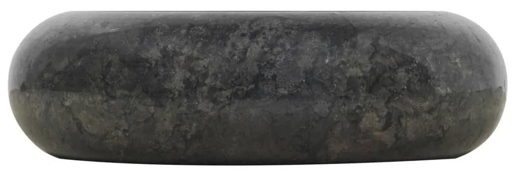 Νιπτήρας Μαύρος 45 x 12 εκ. Μαρμάρινος - Μαύρο