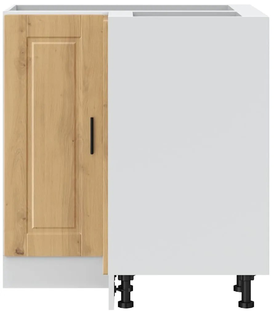 vidaXL Γωνιακό ντουλάπι βάσης κουζίνας Porto Αρτισιανή Δρυς Επεξ. Ξύλο