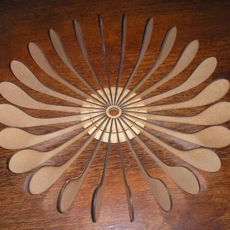 Σετ των 2 Intra απο ξύλο plywood 3mm-4mm πάχος – Ξύλινη Στρογγυλή Λίμα Καλαθιού Φρουτόμπολ 30x35 cm INTRAVECTRY-MY555674