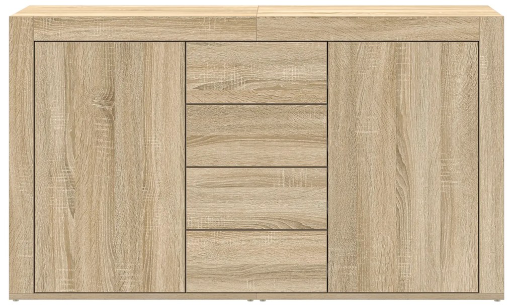 vidaXL Πλαϊνό γραφείο Sonoma Δρυς 120 x 36 x 69 εκ Επεξεργασμένο ξύλο