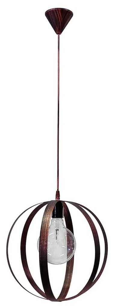 Φωτιστικό Οροφής Κρεμαστό Lama/35 1/L Pendel 34-0086 Copper Metal