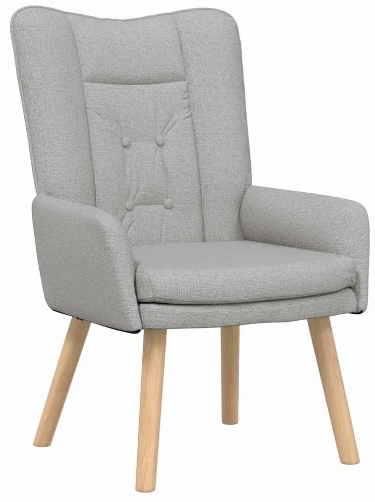 vidaXL Χαλαρωτική Πολυθρόνα Σκούρο γκρι 63 x 67 x 94 εκ. ύφασμα