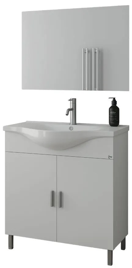 Σετ μπάνιου LUNA 80 SLIM Λευκό