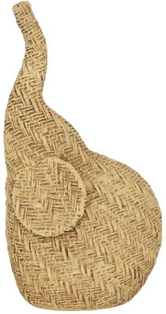Διακοσμητικός Ελέφαντας Eleph 034161 12,5x10x24cm Natural Πολυρεσίνη