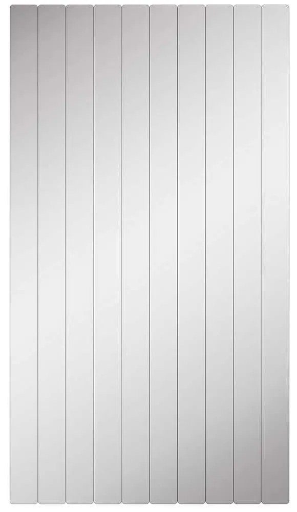 Καθρέπτης Τοίχου Stripe Unbreakable (Σετ 10Τμχ) 782MRL1177 5x100cm Silver Hanah Home Mdf,Acrylic