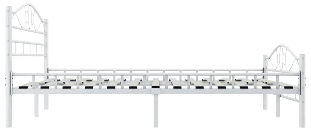 Πλαίσιο Κρεβατιού Λευκό 180 x 200 εκ. Μεταλλικό - Λευκό
