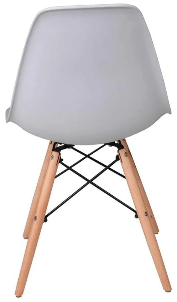 Καρέκλα Art Wood PP Γκρι Συσκ.4τμχ 46x53x81cm