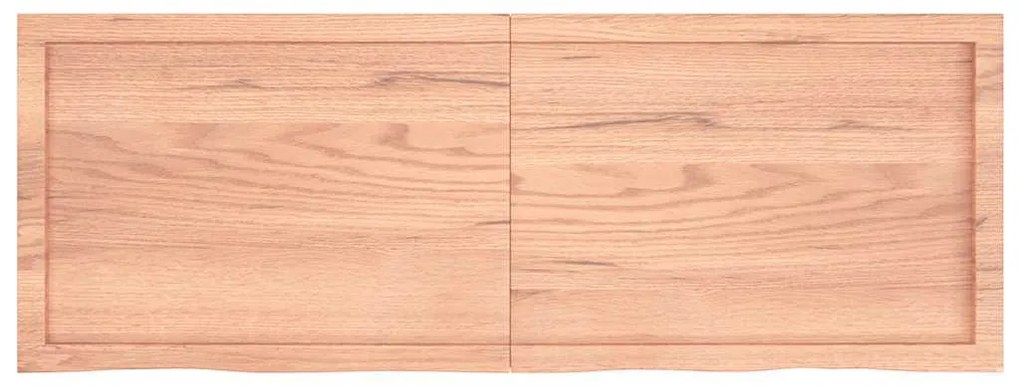 vidaXL Πάγκος Μπάνιου Αν. Καφέ 140x50x(2-6) εκ. Επεξεργ. Μασίφ Ξύλο