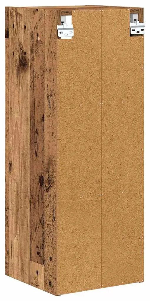 vidaXL Κρεμαστό ντουλάπι Riga Παλιό ξύλο 30 x 29,5 x 80 εκ.