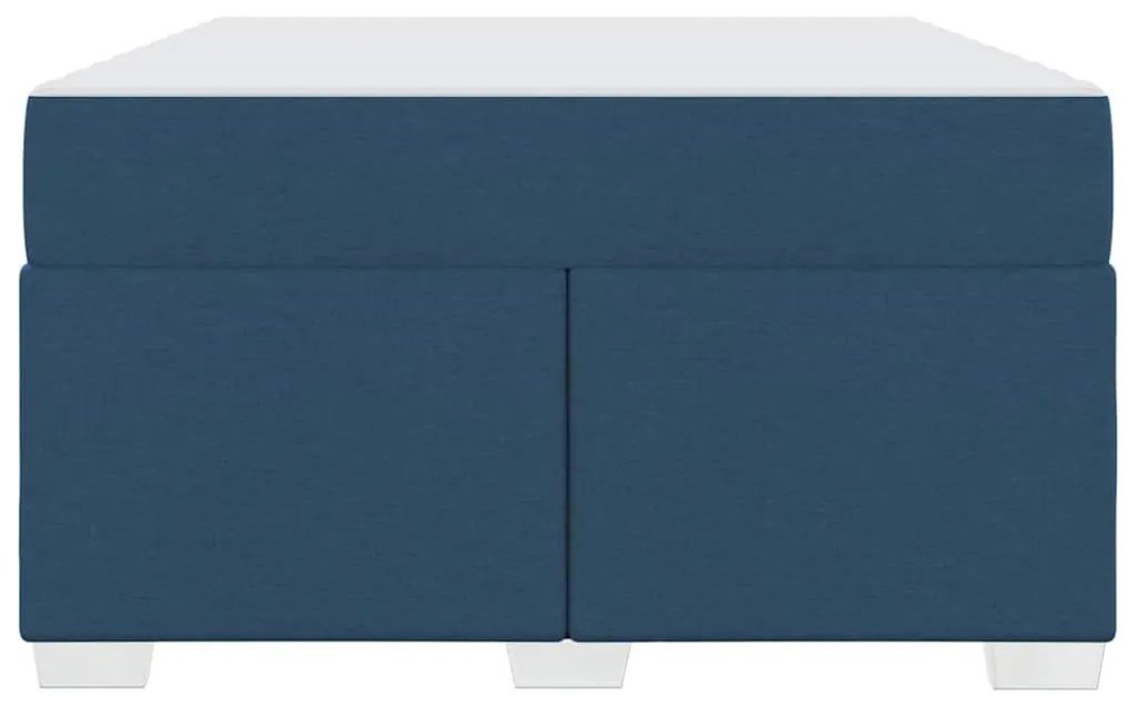 vidaXL Σκελετός Κρεβατιού Μπλε 120 x 190 cm ύφασμα