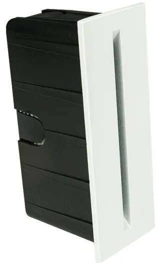 Φωτιστικό Τοίχου Χωνευτό LED 3W IP65 3000K Λευκό Step E322 Zambelis-E322-Μαύρο E322