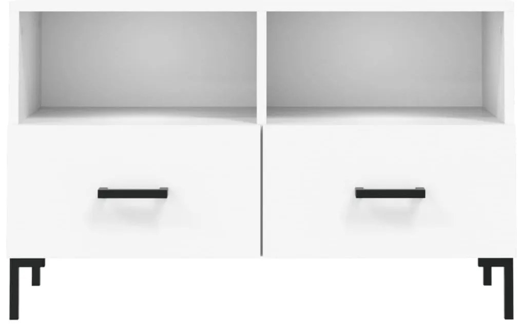 vidaXL Έπιπλο Τηλεόρασης Λευκό 80 x 36 x 50 εκ. από Επεξεργασμένο Ξύλο