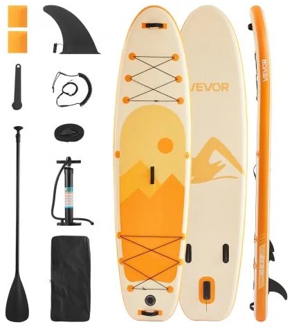 VEVOR Inflatable Stand Up Paddle Board 3.23m Sup Surfboard with Paddle Accessory