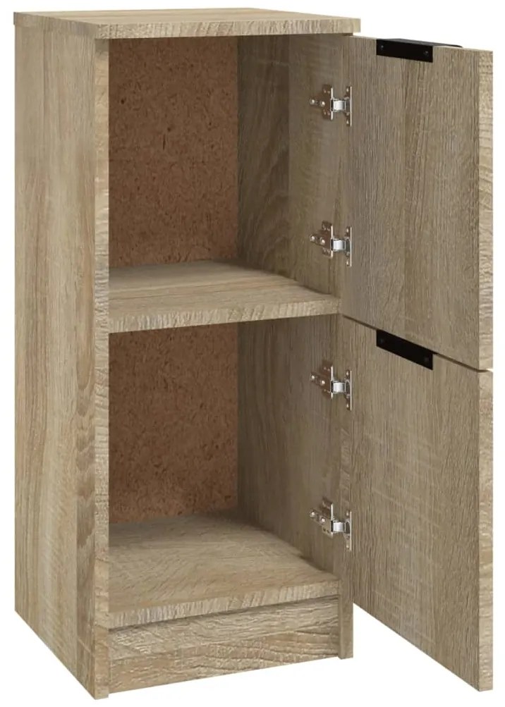 vidaXL Ντουλάπια 2 τεμ. Sonoma Δρυς 30x30x70 εκ. Επεξεργασμένο Ξύλο