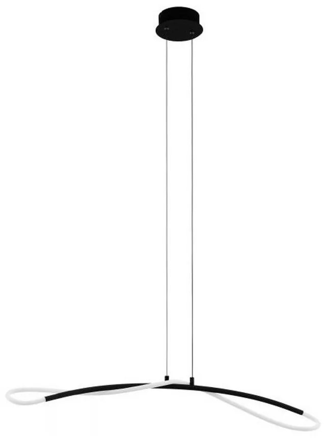 Φωτιστικό Οροφής Led Egidonella 99382 3000K Black-White Eglo Metal, Plastic