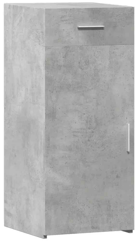 Ντουλάπι Γκρι Σκυροδέματος 40x42,5x93 εκ. Επεξεργασμένο Ξύλο - Γκρι