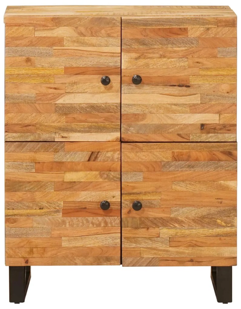 vidaXL Βοηθητικό ντουλάπι Καφέ 60 x 33 x 75 cm Στερεό ξύλο μάνγκο