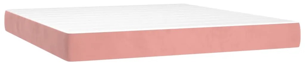 ΚΡΕΒΑΤΙ BOXSPRING ΜΕ ΣΤΡΩΜΑ ΡΟΖ 160X200 ΕΚ. ΒΕΛΟΥΔΙΝΟ 3143036