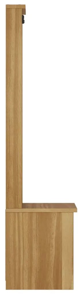 vidaXL Δέντρο χωλ "SANDNES" 45x40x159,5 εκ.Πεύκο μασίφ ξύλο