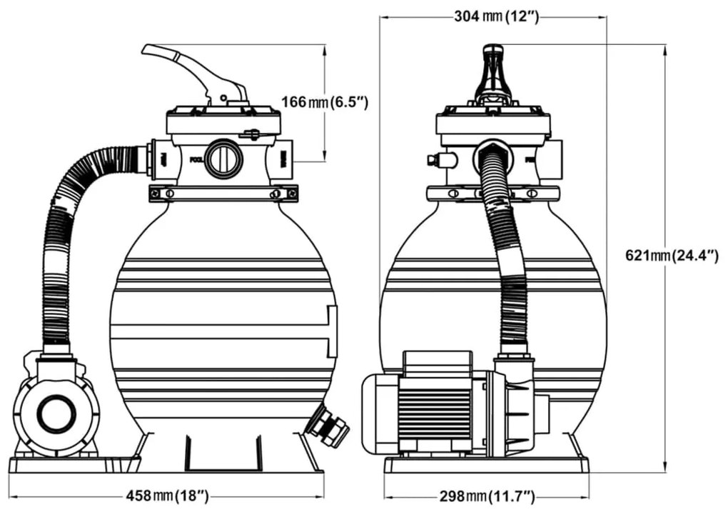 ΑΝΤΛΙΑ/ΦΙΛΤΡΟ ΆΜΜΟΥ 400 W 11000 ΛΙΤΡΑ/ΩΡΑ 90291