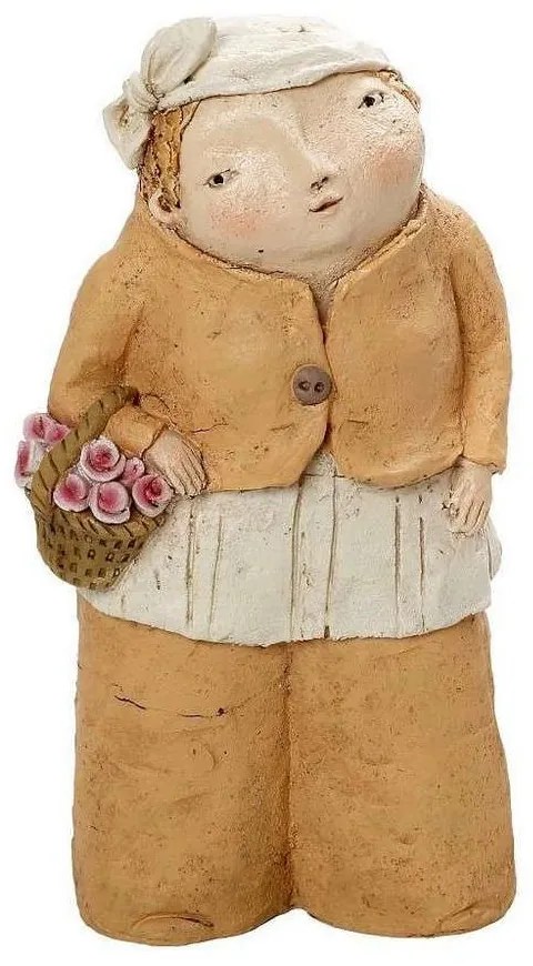 Διακοσμητική Φιγούρα 24cm Beige ZAX145 Espiel Polyresin