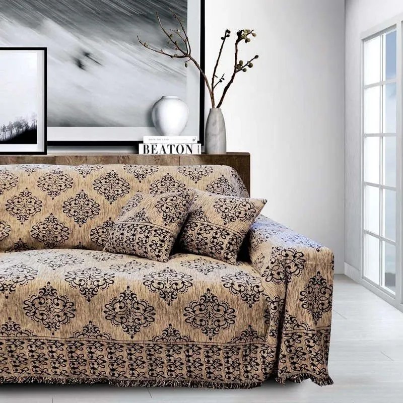 Μαξιλαροθήκη Διακοσμητική Verona Black Sb Home 40Χ40 40x40cm Chenille