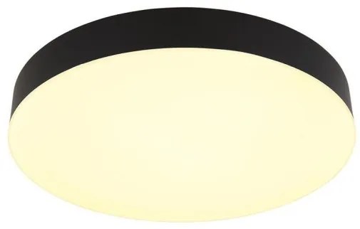 Πλαφονιέρα Φωτιστικό Οροφής LED 24W 3CCT Φ30 Globo Lighting-12384-24-Μαύρο 12384-24