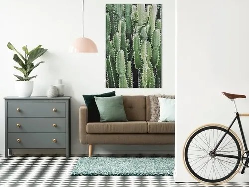 Πίνακας - Cactus Garden (1 Part) Vertical - 40x60