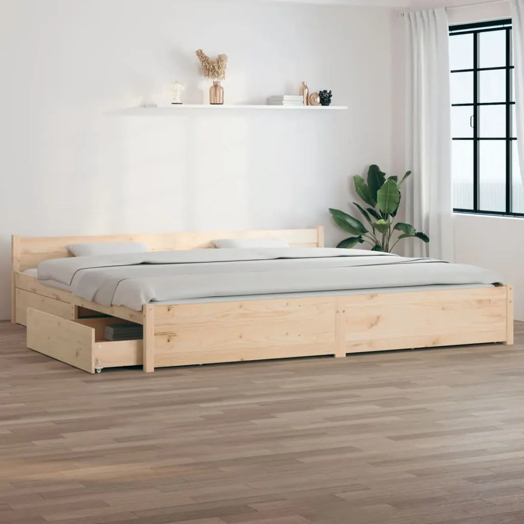 Πλαίσιο Κρεβατιού Συρτάρια 180 x 200 εκ Super King Size