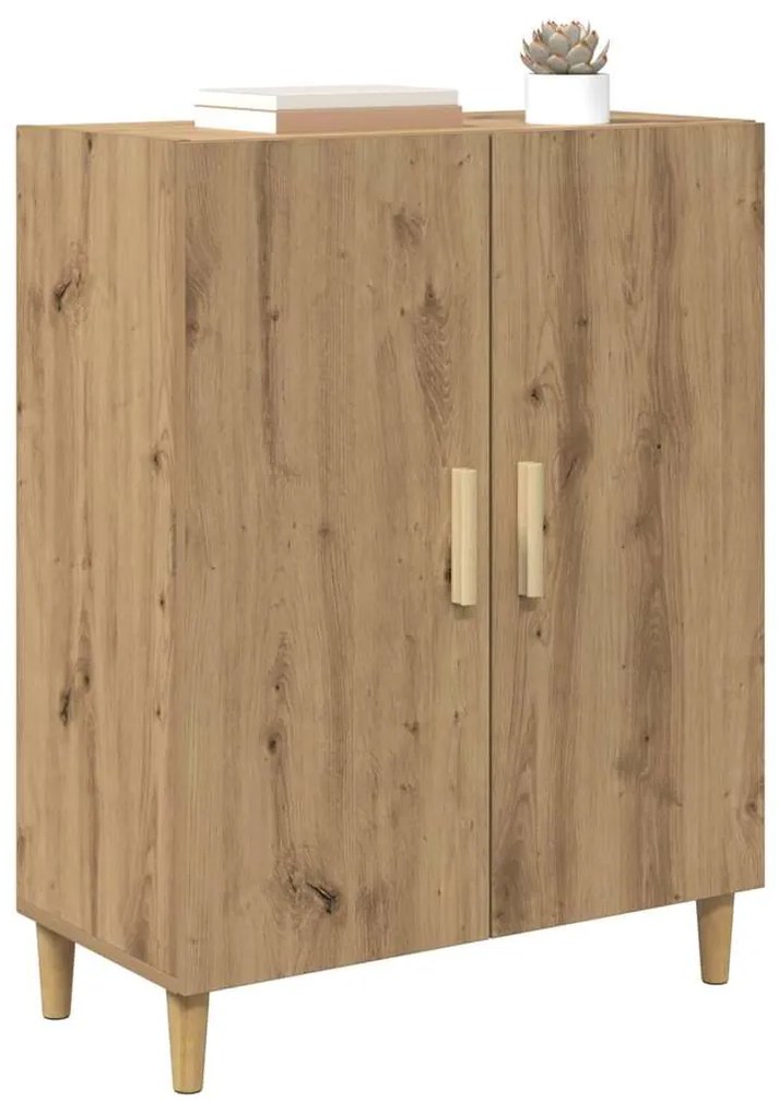vidaXL Πλαϊνό γραφείο Artisan Oak 70 x 34 x 90 εκ. Επεξεργασμένο ξύλο