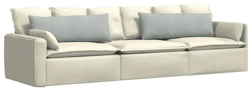 vidaXL Μαξιλάρι Καναπέ 2 pcs Ανοιχτό γκρι 120 x 40 cm