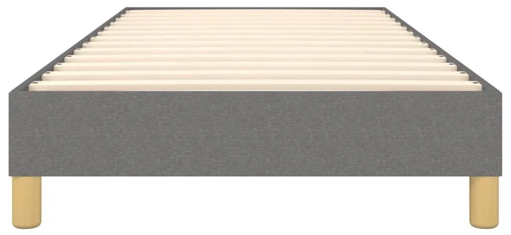 Πλαίσιο Κρεβατιού Boxspring Σκούρο Γκρι 80x200 εκ. Υφασμάτινο - Γκρι