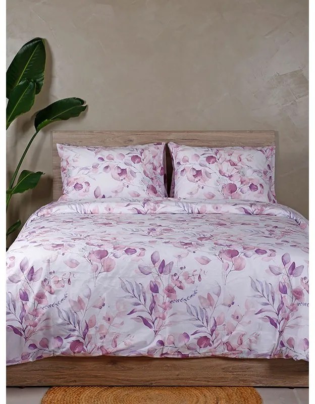 Σετ Σεντόνια Cotton Feelings 932 Lila Υπέρδιπλο (235x270)