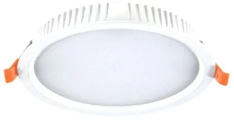 Φωτιστικό Πάνελ Χωνευτό Slim LED 30W Λευκό IP44 4000K Φ23cm Panel Φ230 Backlit 20854 Interlight  20854 Λευκό