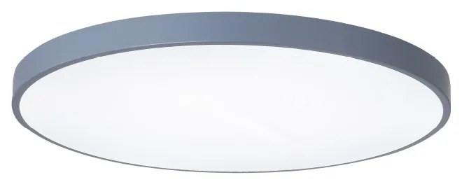 Πλαφονιέρα οροφής LED 24W 3CCT (by switch on base) από γκρι μέταλλο και ακρυλικό D:30cm (42035-D-Gray)