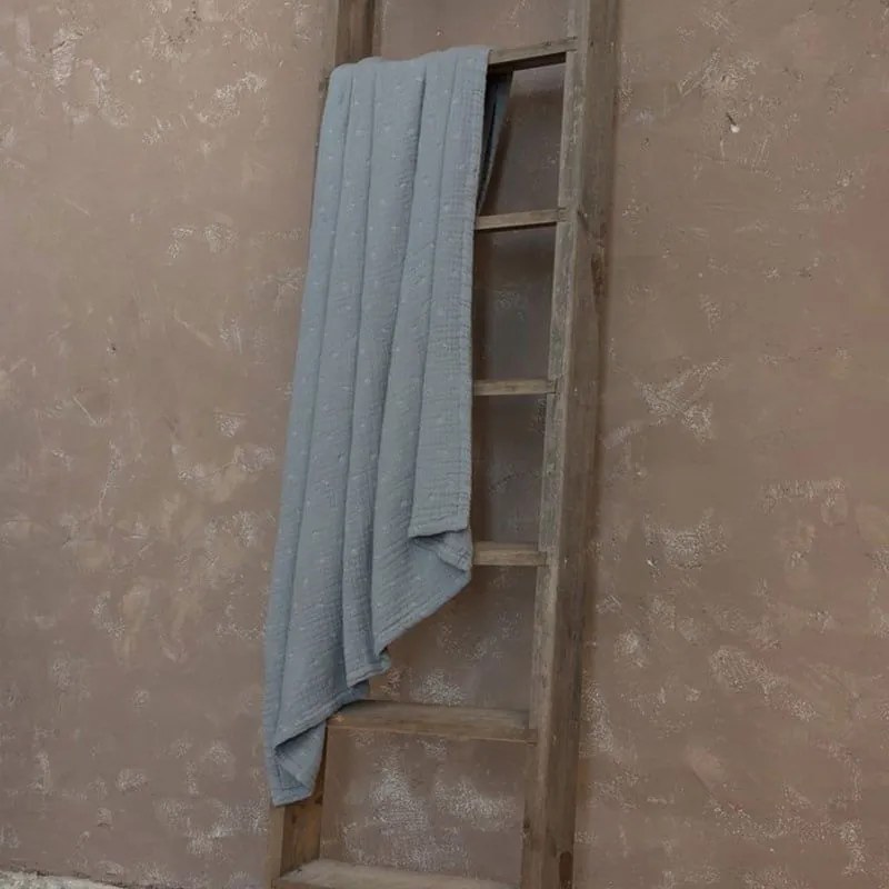 Διακοσμητικό Ριχτάρι Καναπέ Balmy Gray Nima Πολυθρόνα 130x170cm 100% Βαμβάκι