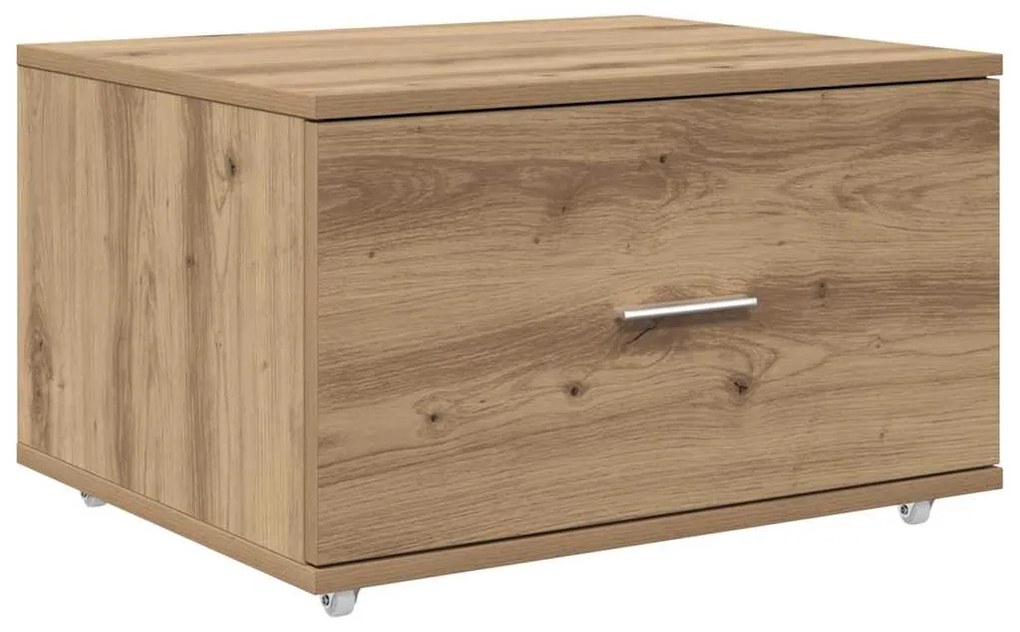 vidaXL Ντουλάπι με Συρτάρια με τροχούς Artisan Oak 55 x 45 x 31 εκ