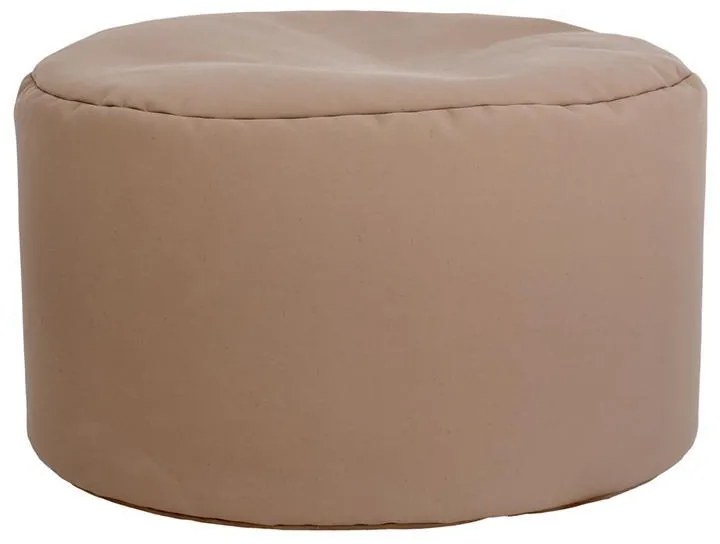 Πουφ Cube Fylliana Στρογγυλό Καφέ 60x60x40 εκ. 60x60x40 εκ.