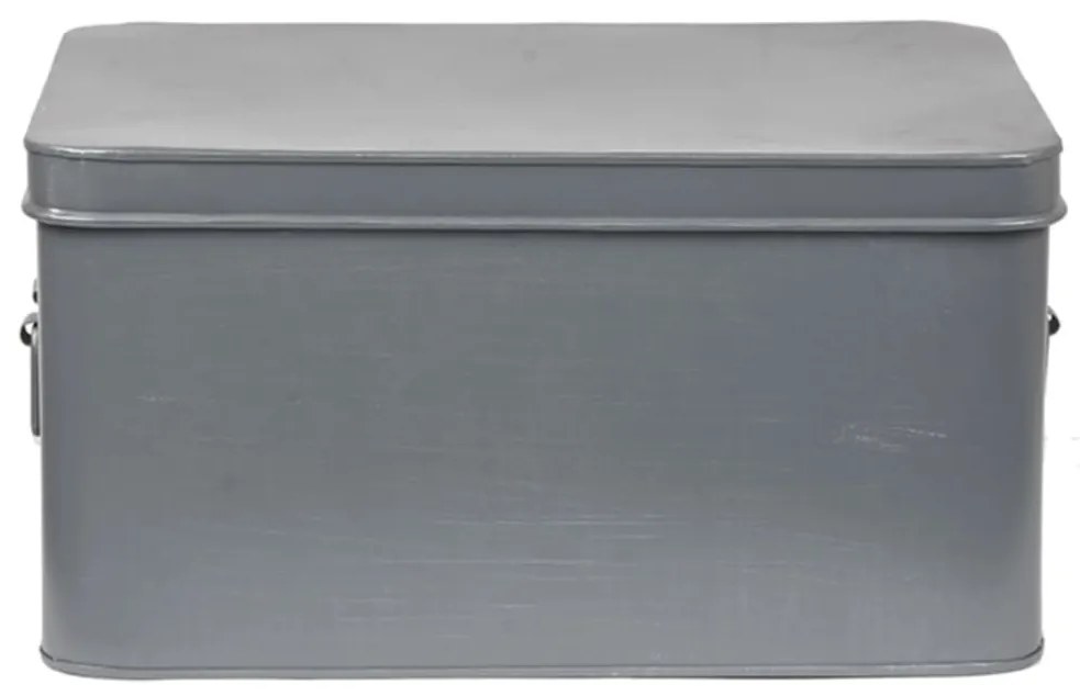 LABEL51 Κουτί Αποθήκευσης Media Χρώμα Αντικέ Γκρι 35 x 27 x 18 εκ. XL