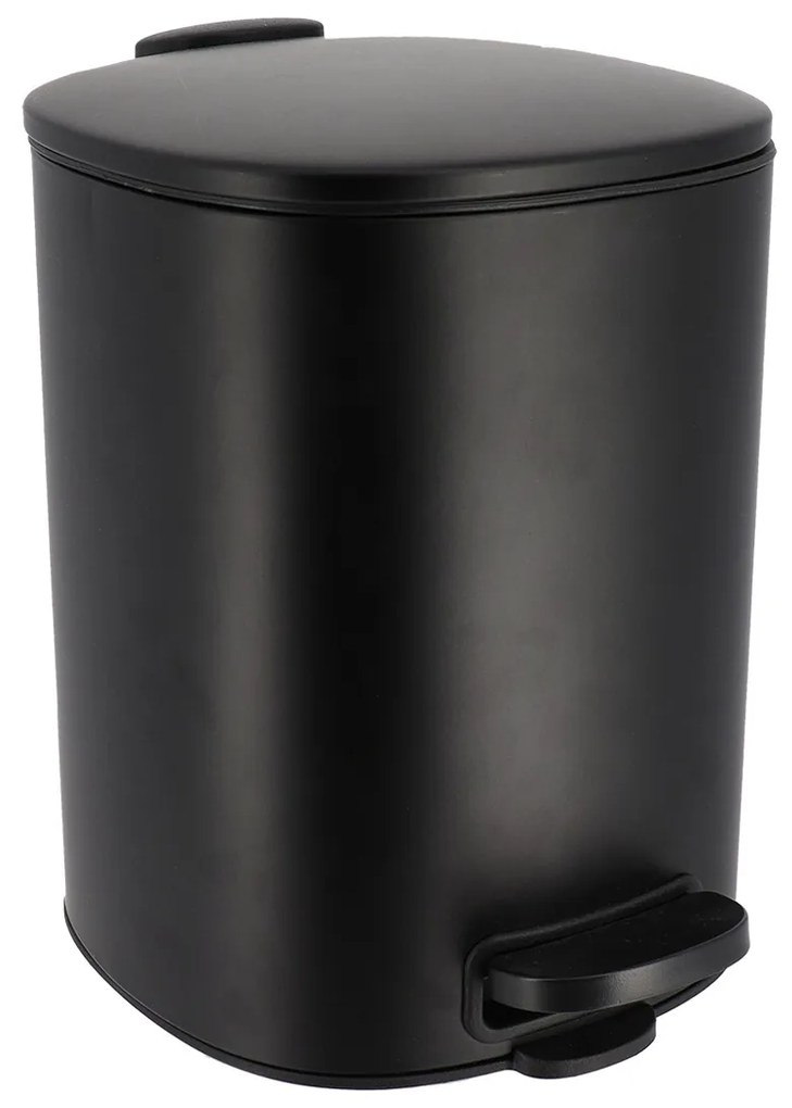 Κάδος Απορριμμάτων Μπάνιου (25.2x20x27) T-D 5lt Black 6535108