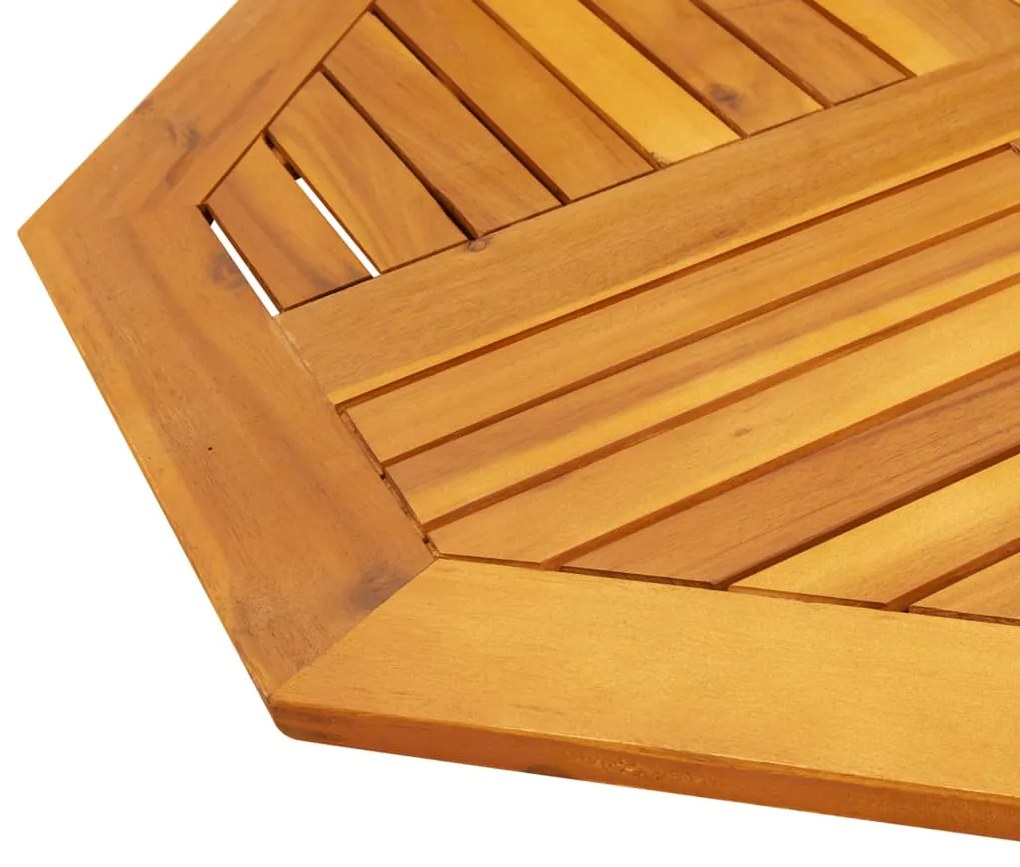 vidaXL Επιφάνεια Τραπεζιού Οκτάγωνη 80x80x2,2 εκ. Μασίφ Ξύλο Ακακίας